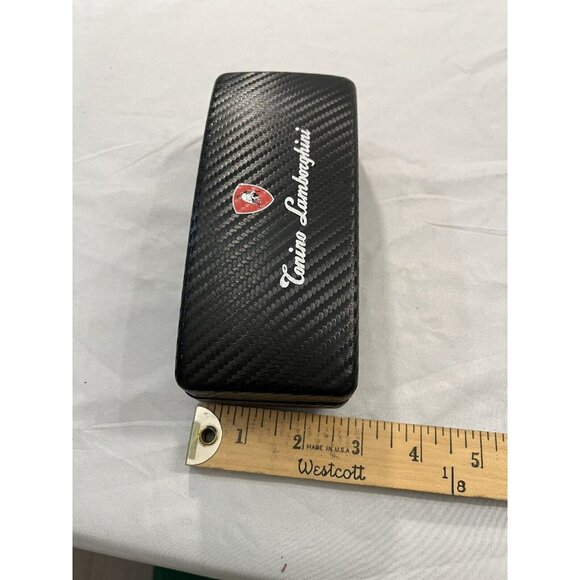 Tonino Lamborghini Carbon Fiber Pattern Sunglasses Case - Picture 9 of 9